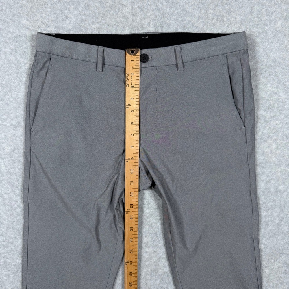 Bonobos Lightweight 5-Pocket Golf Pants Grey 33x34 (Fits 33x32) Tech Trousers - Picture 3 of 15